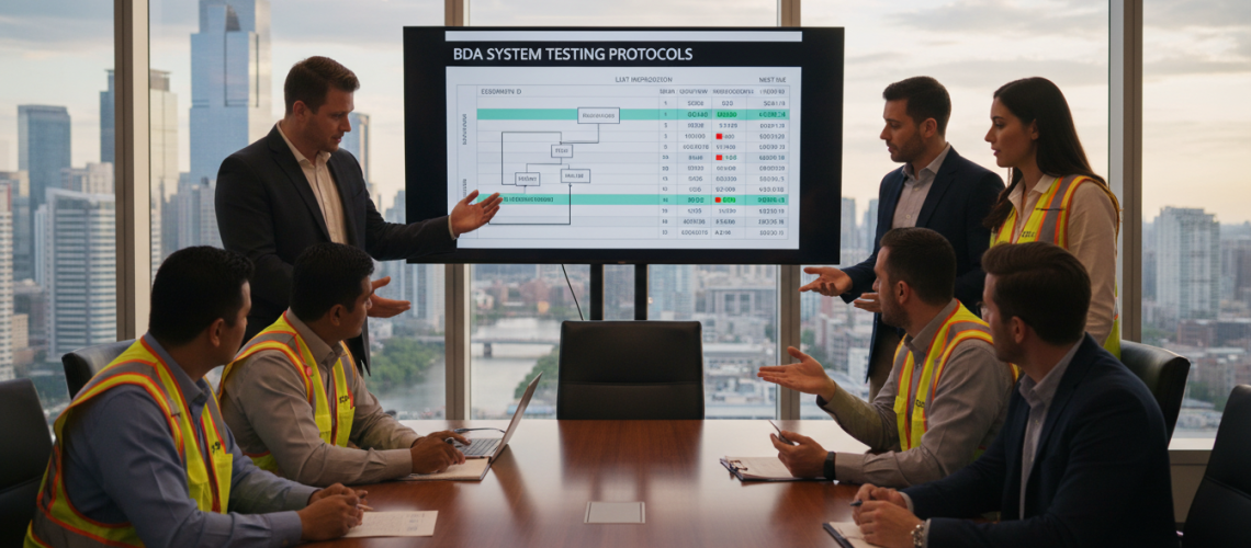 how often should a bda system be tested and inspected
