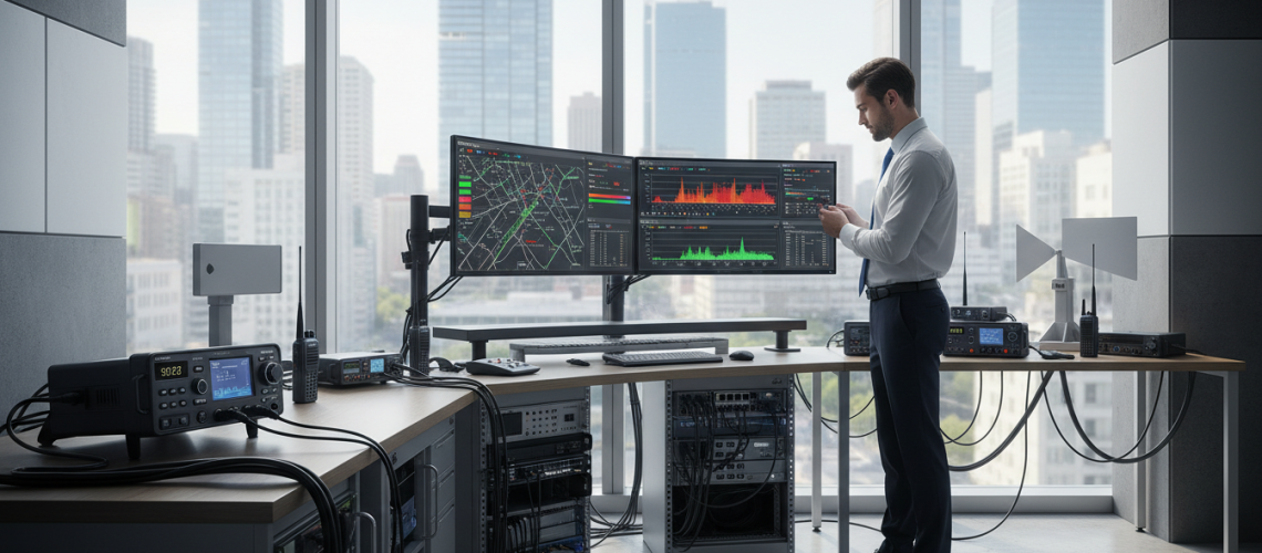 in building radio communication